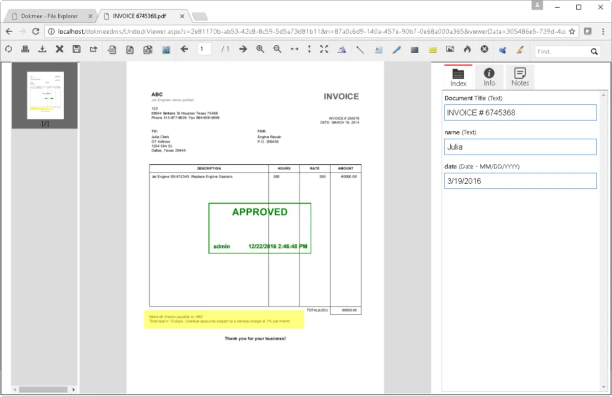 Interface Dokmee DMS: fonctionnalités, prix, alternatives Interface Dokmee DMS: fonctionnalités, prix, alternatives