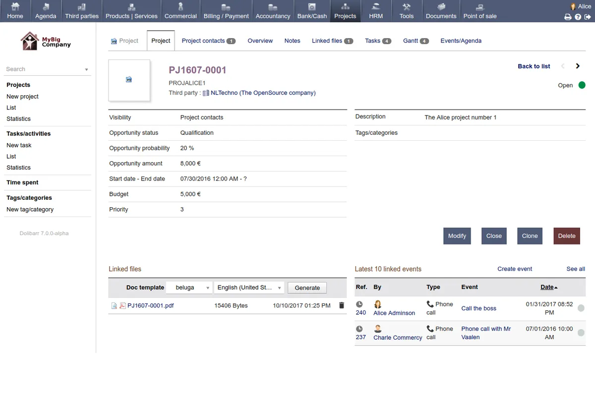 Dolibarr ERP CRM: avis sur le logiciel ERP: fonctionnalités, avantages, inconvénients et tarifs