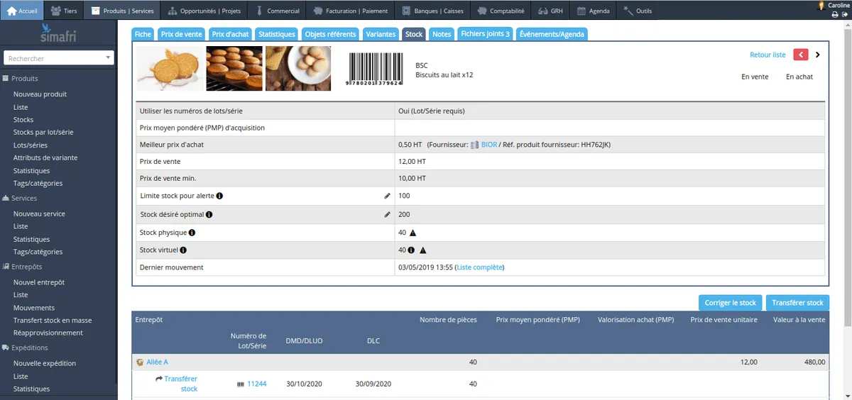 Notre avis sur Dolisim : un logiciel de gestion des stocks et de l'inventaire à découvrir