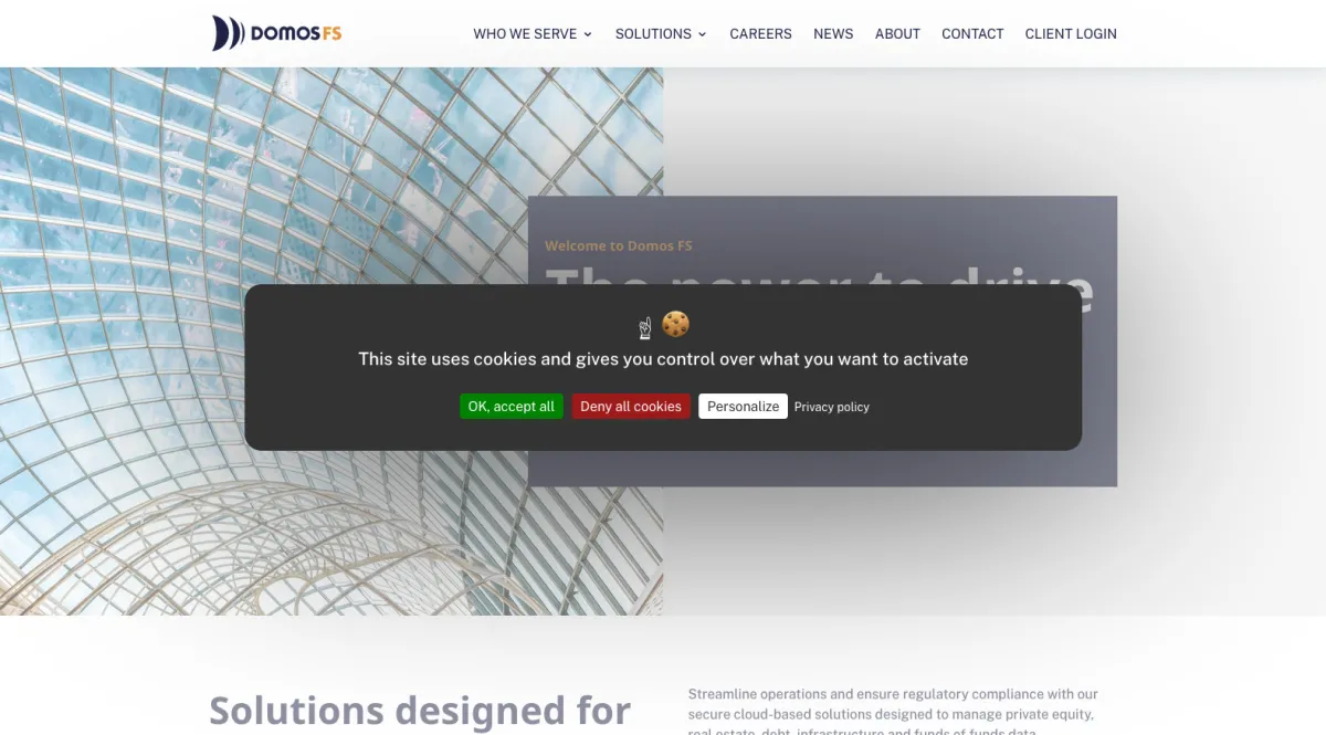 Interface DOMOS TECHNOLOGY FRANCE : fonctionnalités, prix, alternatives