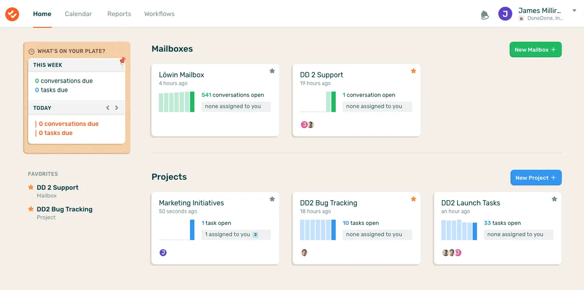 Notre avis sur DoneDone : un logiciel ATS (applicant tracking system / suivi des candidatures) à découvrir