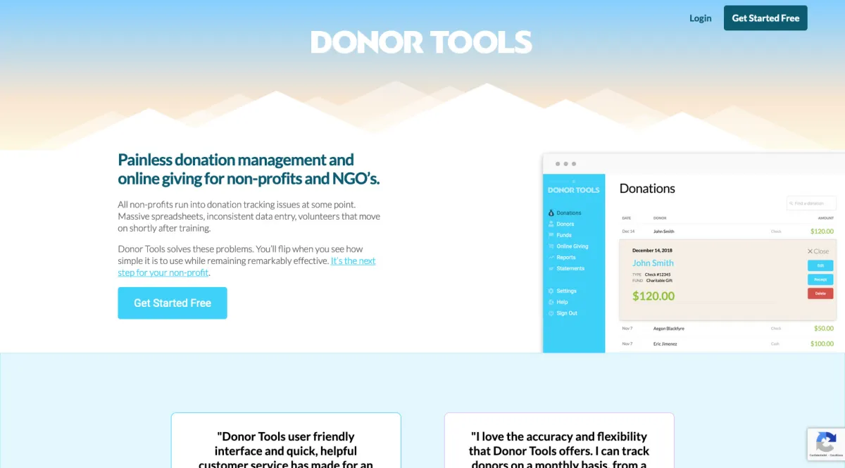 Interface Donor Tools : fonctionnalités, prix, alternatives