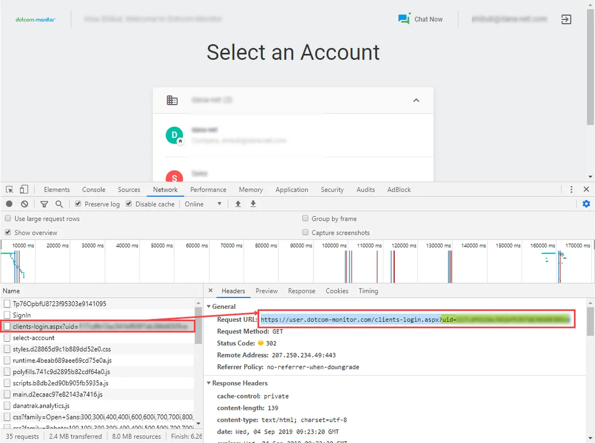 Interface Dotcom-Monitor: fonctionnalités, prix, alternatives