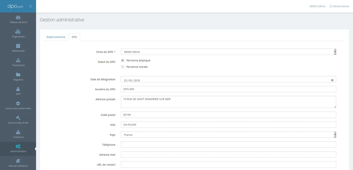 Notre avis sur DPO.run : un logiciel RGPD (GDPR compliance) à découvrir