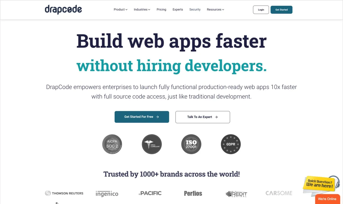Notre avis sur DrapCode : un logiciel Low Code / No Code à découvrir