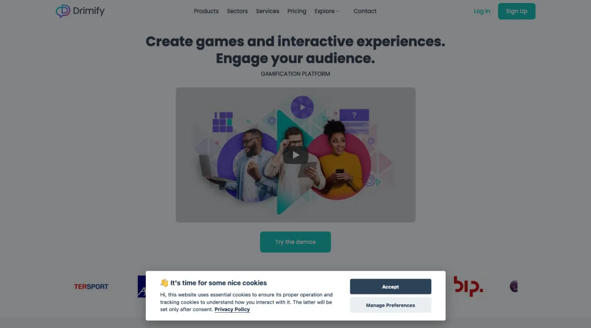 Interface Drimify : image, ergonomie, alternatives