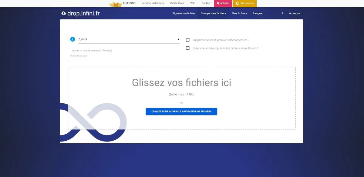 Notre avis sur Drop Infini : un logiciel de transfert de fichiers à découvrir