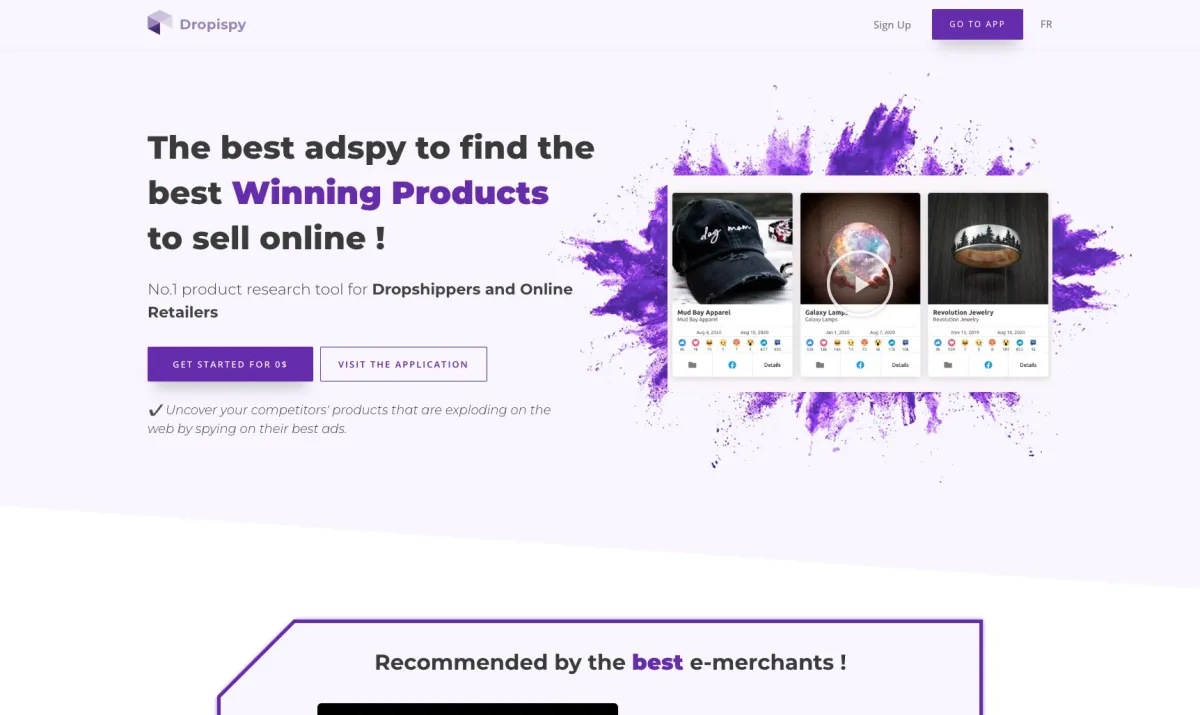 Interface Dropispy : image, ergonomie, alternatives Interface Dropispy : image, ergonomie, alternatives
