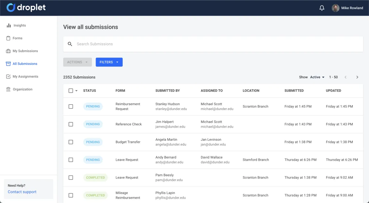 Notre avis sur Droplet : un logiciel de workflow à découvrir