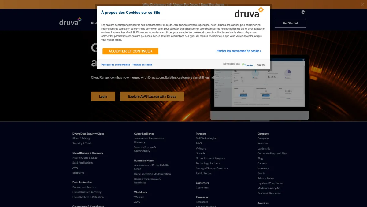 Interface Druva inSync : fonctionnalités, prix, alternatives Interface Druva inSync : fonctionnalités, prix, alternatives