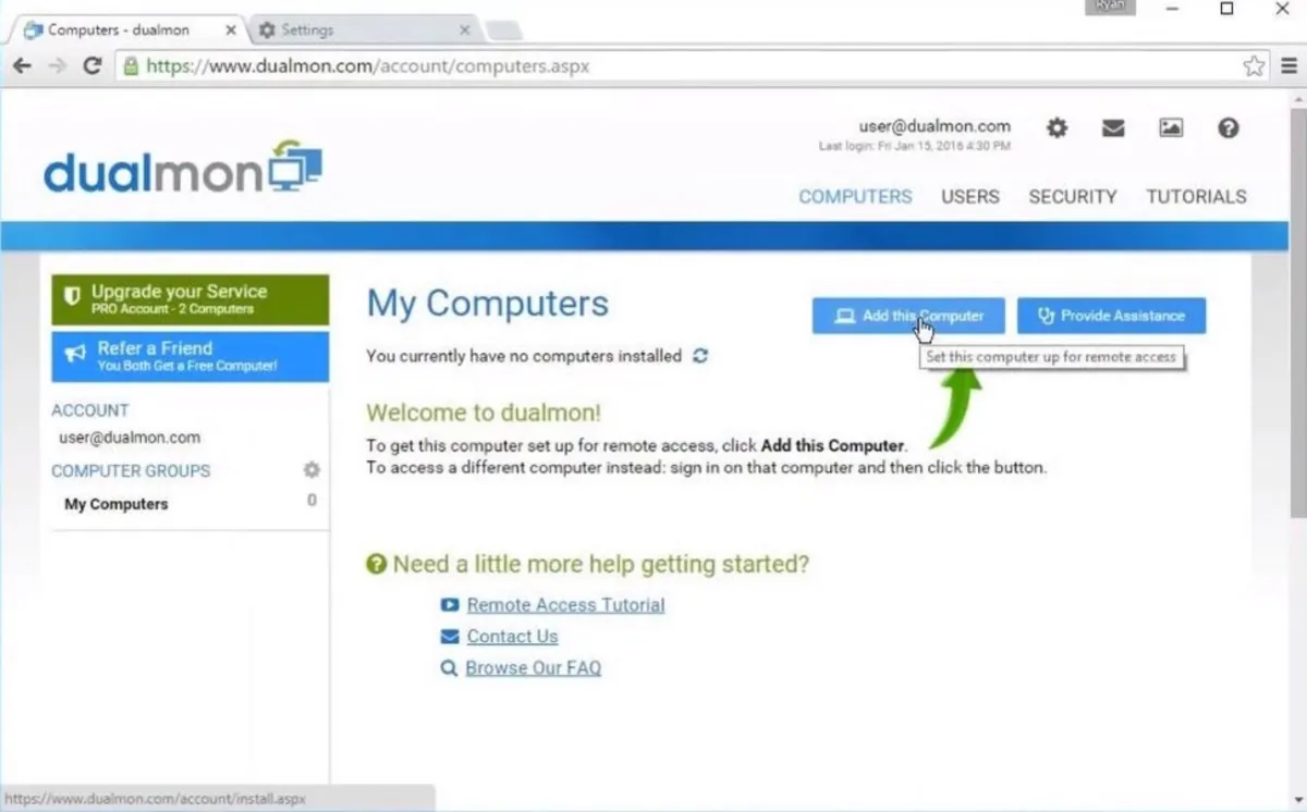 Notre avis sur dualmon : un logiciel d'assistance à distance (remote support) à découvrir Notre avis sur dualmon : un logiciel d'assistance à distance (remote support) à découvrir