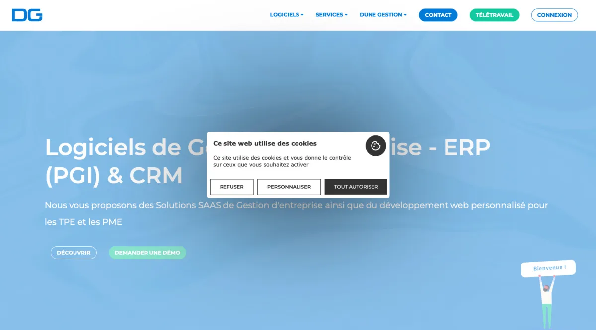 Interface Dune Gestion : image, ergonomie, alternatives
