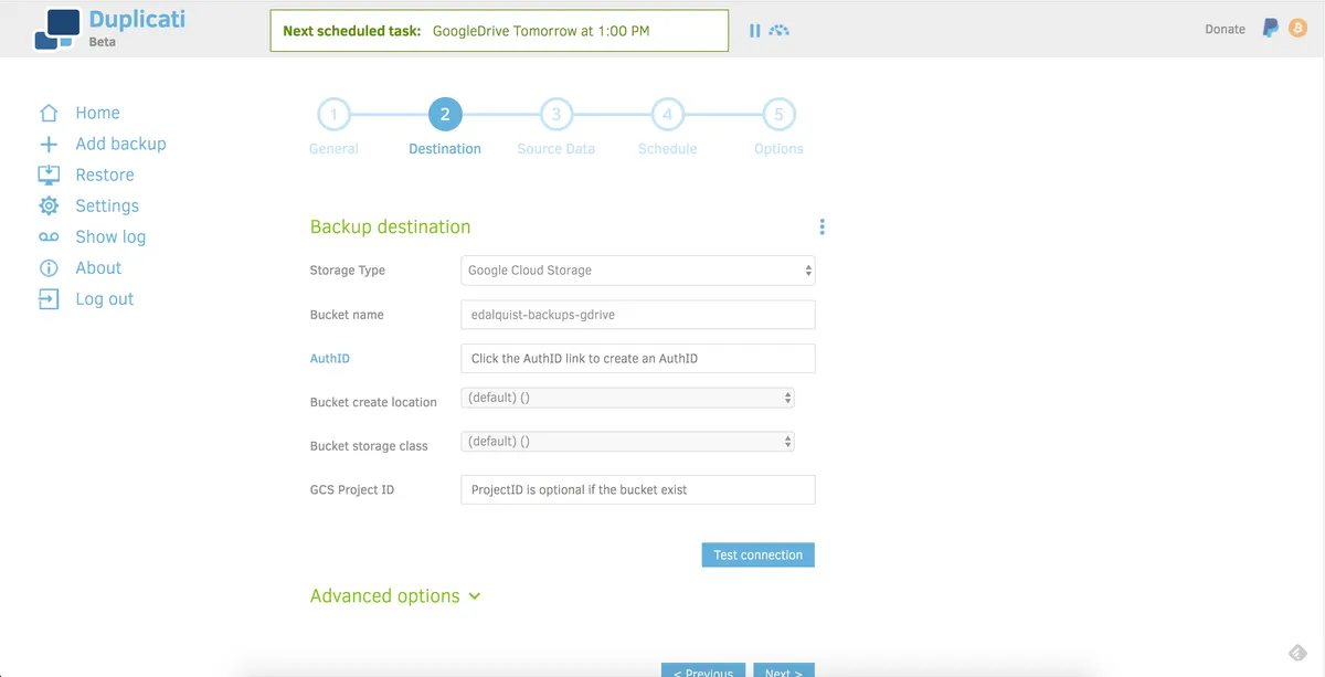 Duplicati: avis sur le logiciel de sauvegarde (backup): fonctionnalités, avantages, inconvénients et tarifs