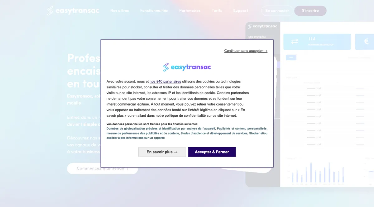Interface Easytransac : fonctionnalités, prix, alternatives Interface Easytransac : fonctionnalités, prix, alternatives
