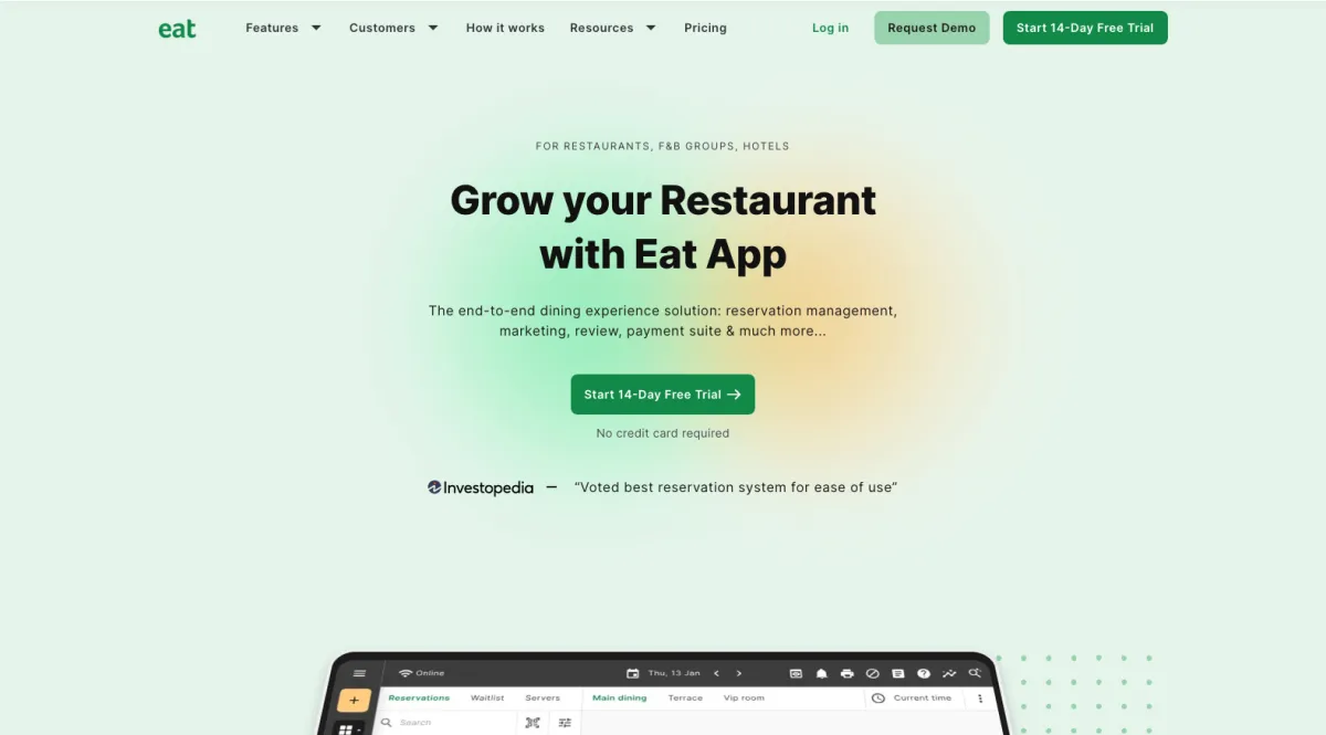Interface Eat App : image, ergonomie, alternatives Interface Eat App : image, ergonomie, alternatives