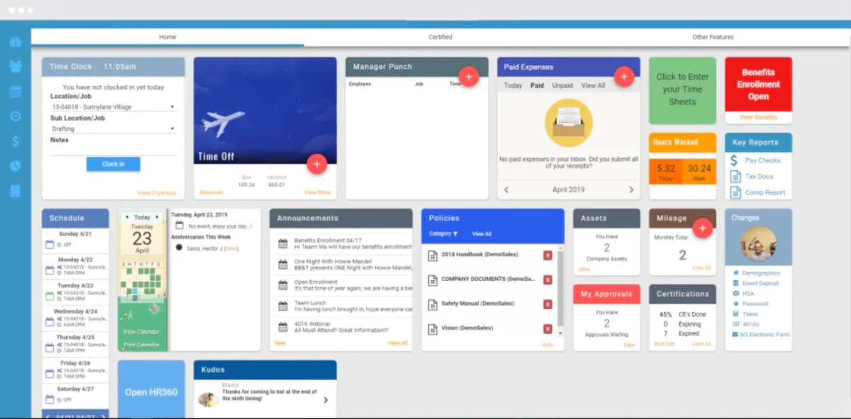 eBacon: avis sur le logiciel RH (gestion des ressources humaines): fonctionnalités, avantages, inconvénients et tarifs
