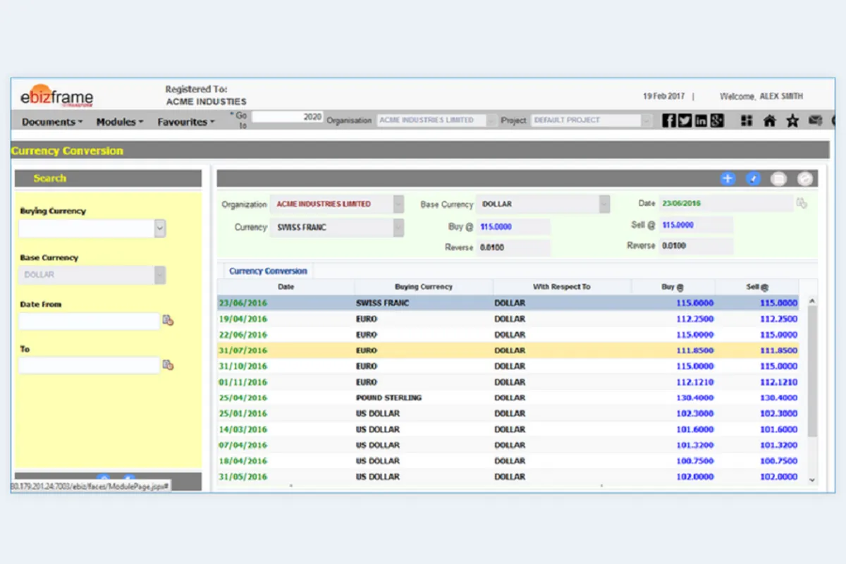 ebizframe: avis sur le logiciel ERP: fonctionnalités, avantages, inconvénients et tarifs