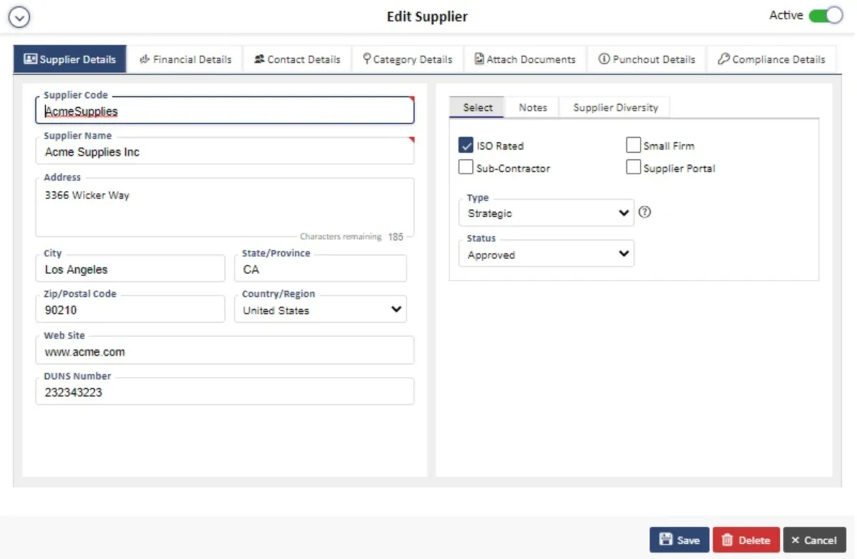 Interface eBuyerAssist: fonctionnalités, prix, alternatives