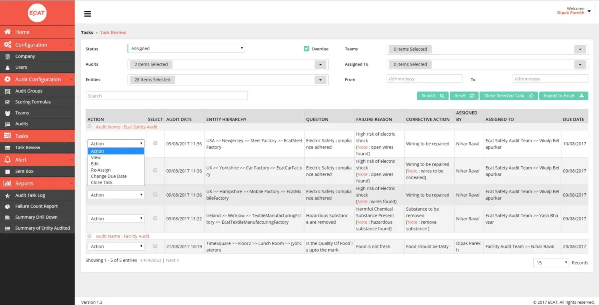 Interface ECAT: fonctionnalités, prix, alternatives