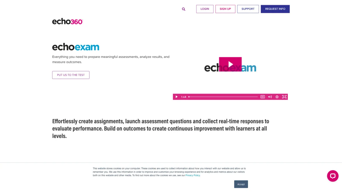Interface Echo360 : fonctionnalités, prix, alternatives