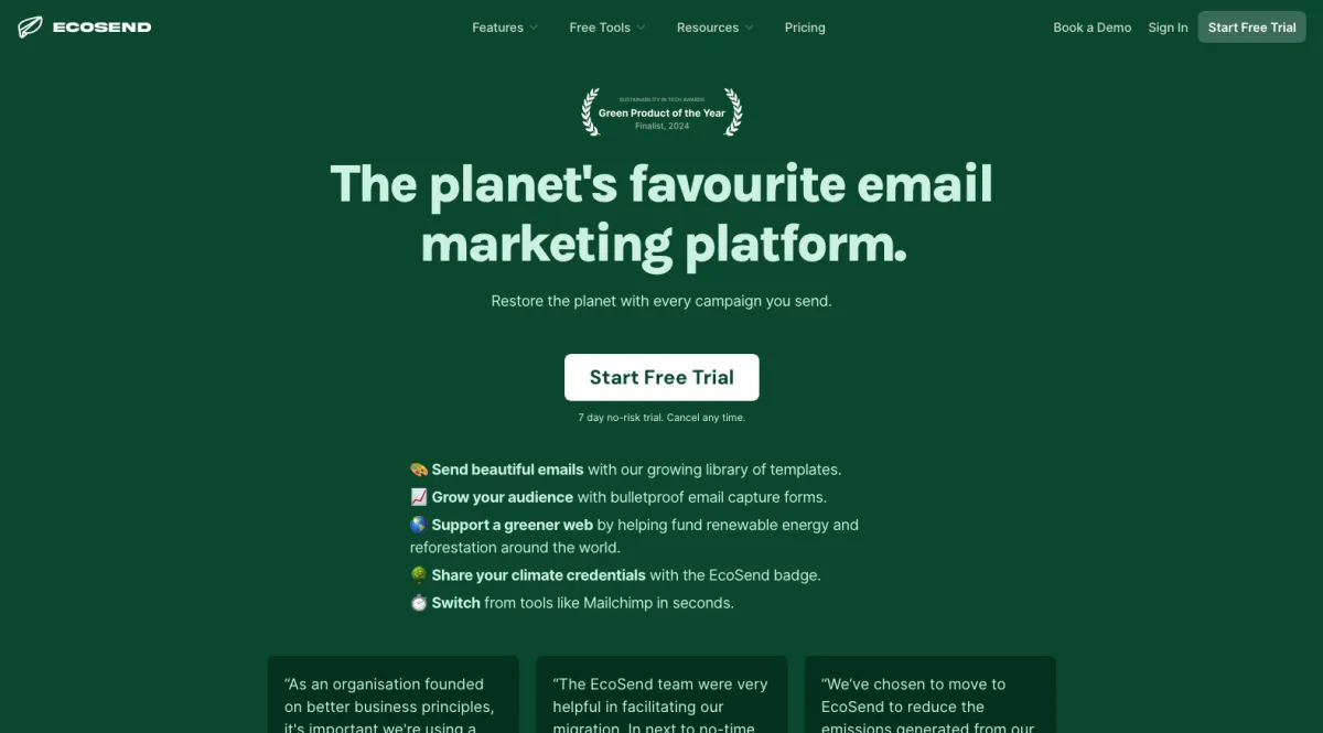 Interface EcoSend : fonctionnalités, prix, alternatives
