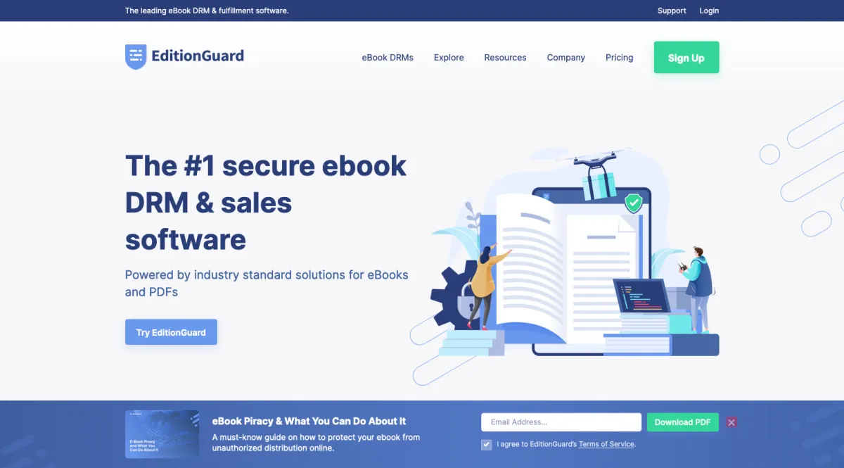 Notre avis sur EditionGuard : un logiciel de gestion des droits numériques (DRM: digital rights management) à découvrir