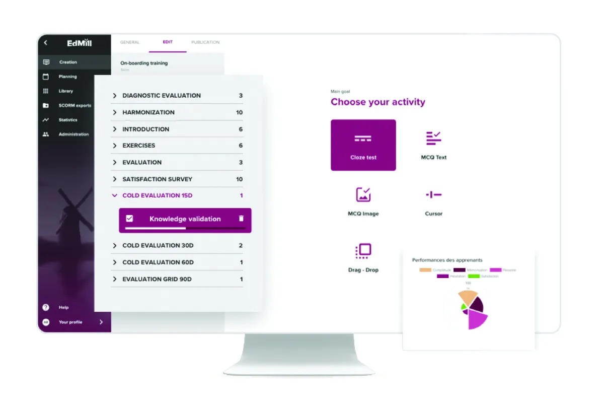 Notre avis sur EdMill : un logiciel LMS (learning management system) à découvrir