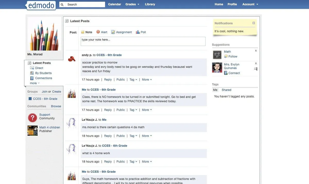 Edmodo: avis sur le logiciel LMS (learning management system): fonctionnalités, avantages, inconvénients et tarifs