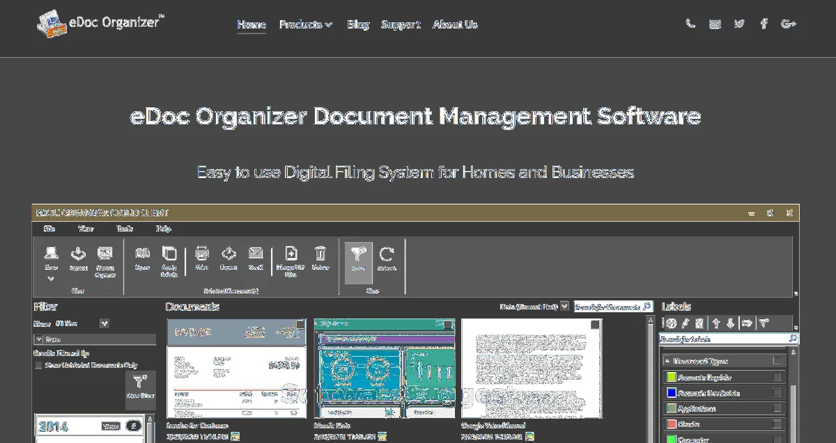 Notre avis sur eDoc Organizer : un logiciel de gestion de documents à découvrir