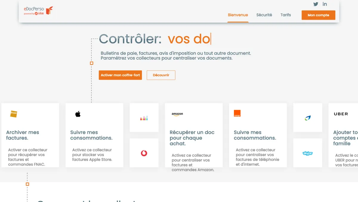 Interface eDocPerso : fonctionnalités, prix, alternatives