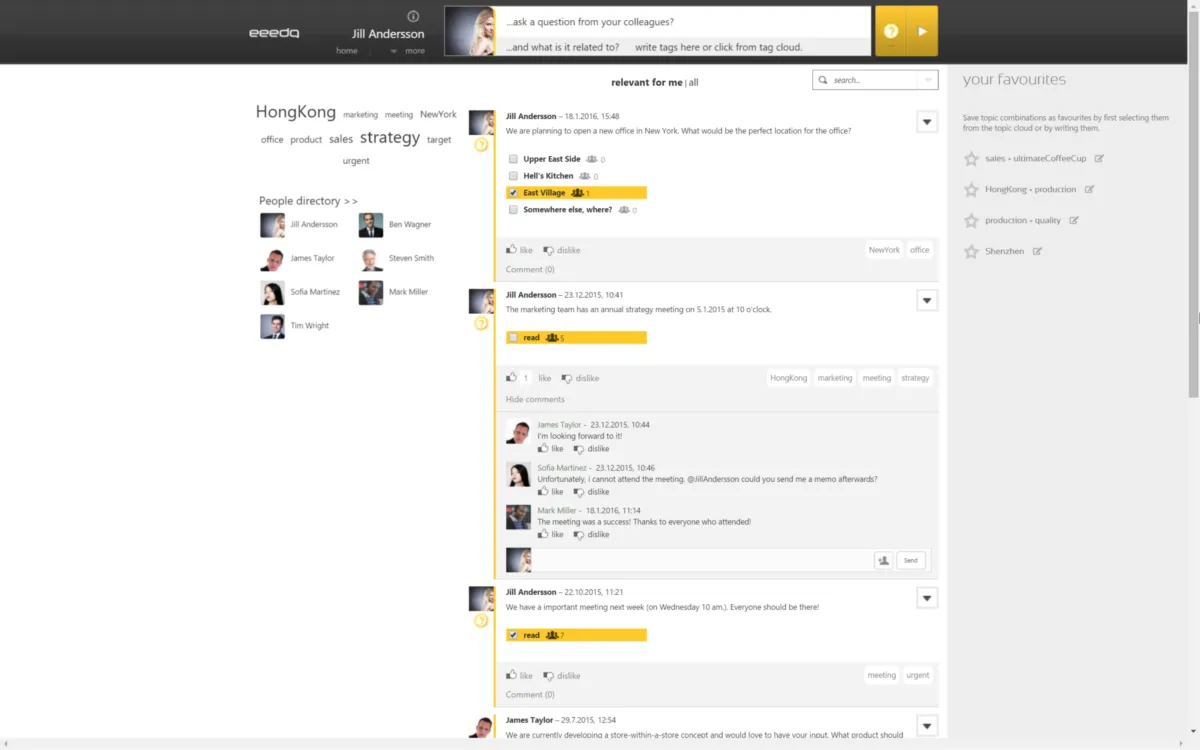 Notre avis sur eeedo Fleet Maintenance : un logiciel de réseau social d'entreprise (RSE) à découvrir