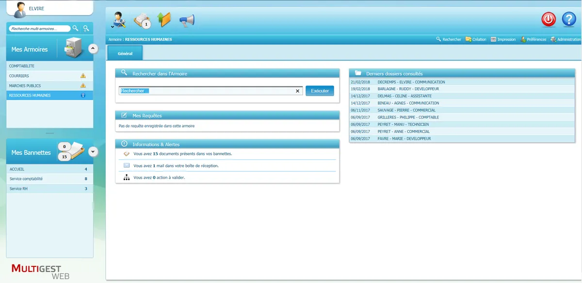 Notre avis sur Efalia - MULTIGEST web : un logiciel de gestion de documents à découvrir
