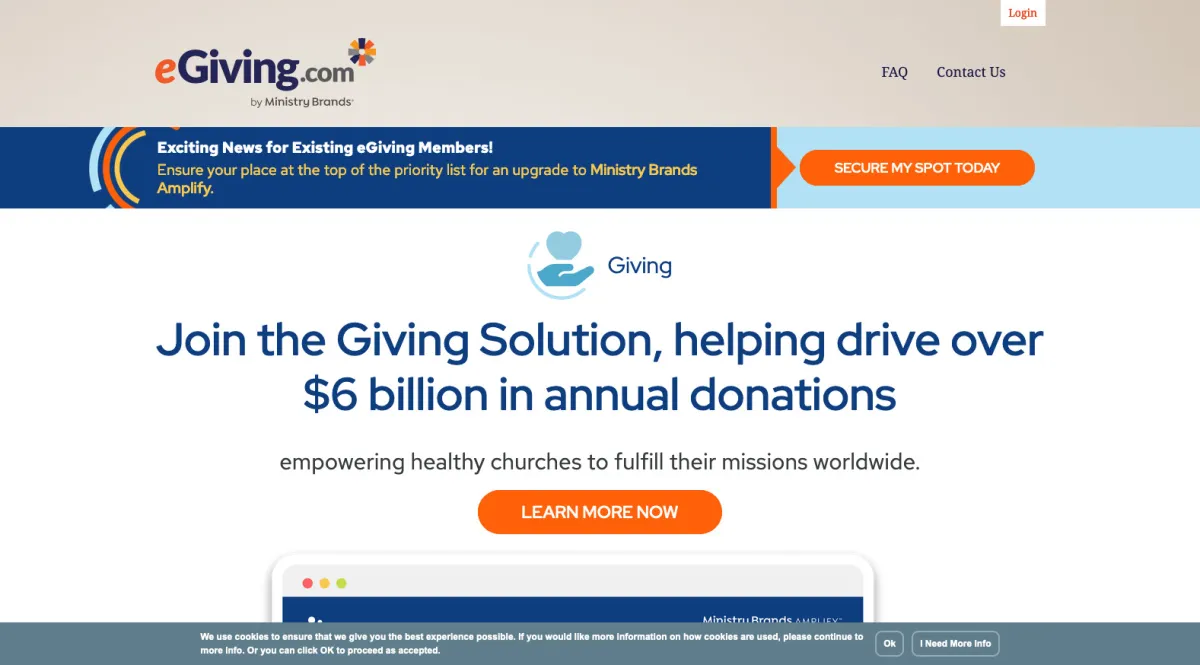 Interface eGiving.com : fonctionnalités, prix, alternatives