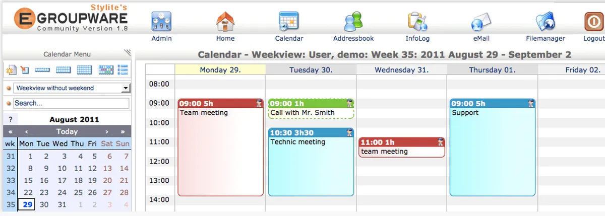 Notre avis sur EGroupware : un logiciel de communication d'équipe à découvrir