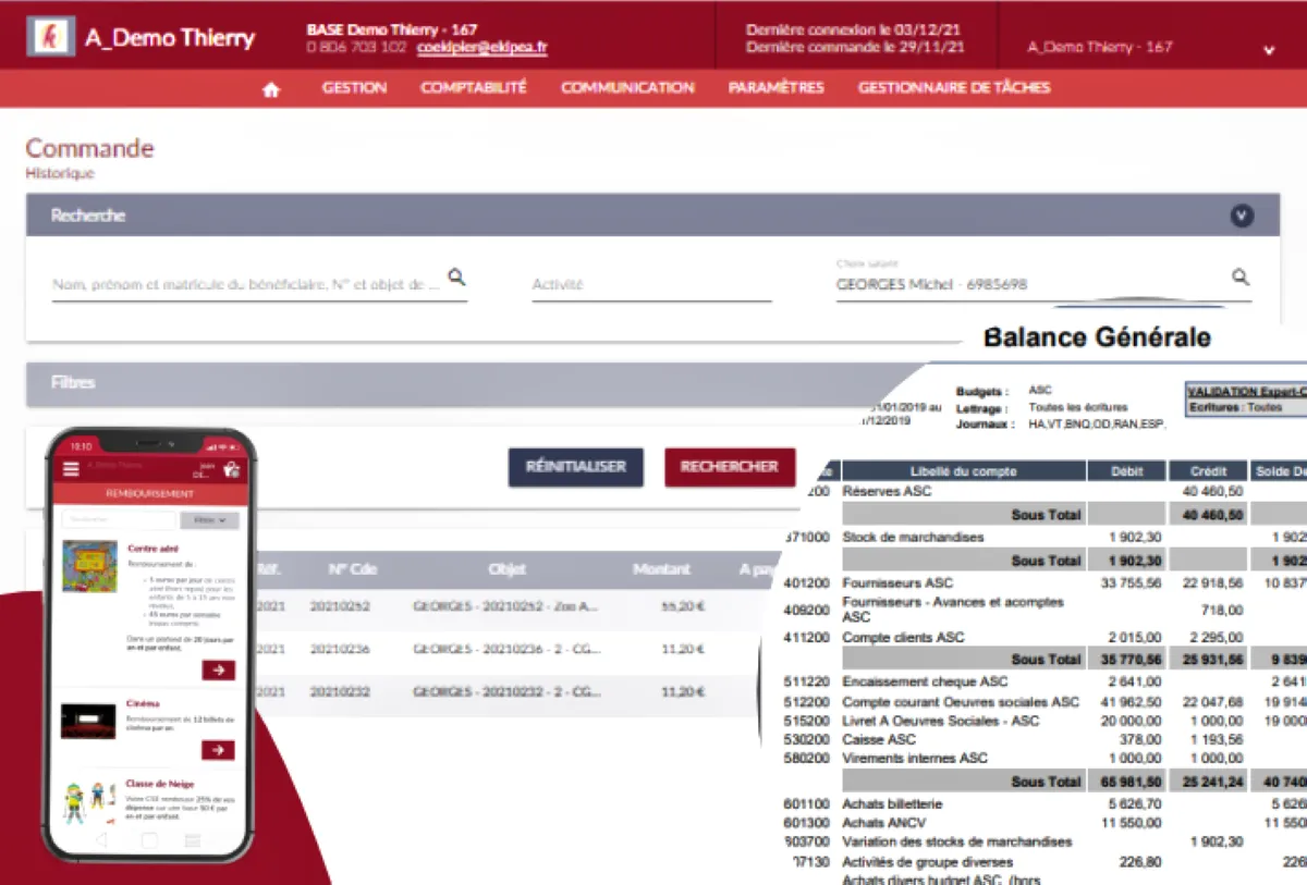 Ekipea: avis sur le logiciel de gestion du CE et CSE (comité d'entreprise / comité social et économique): fonctionnalités, avantages, inconvénients et tarifs