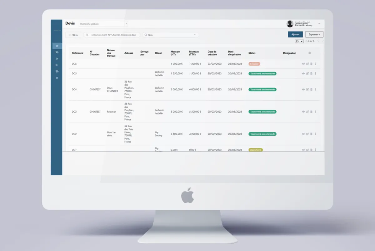 Interface Ekkotime: fonctionnalités, prix, alternatives