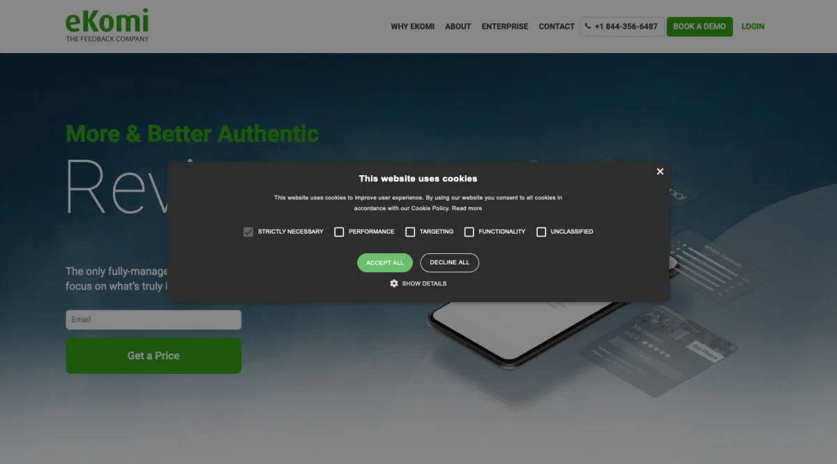 Interface eKomi : fonctionnalités, prix, alternatives