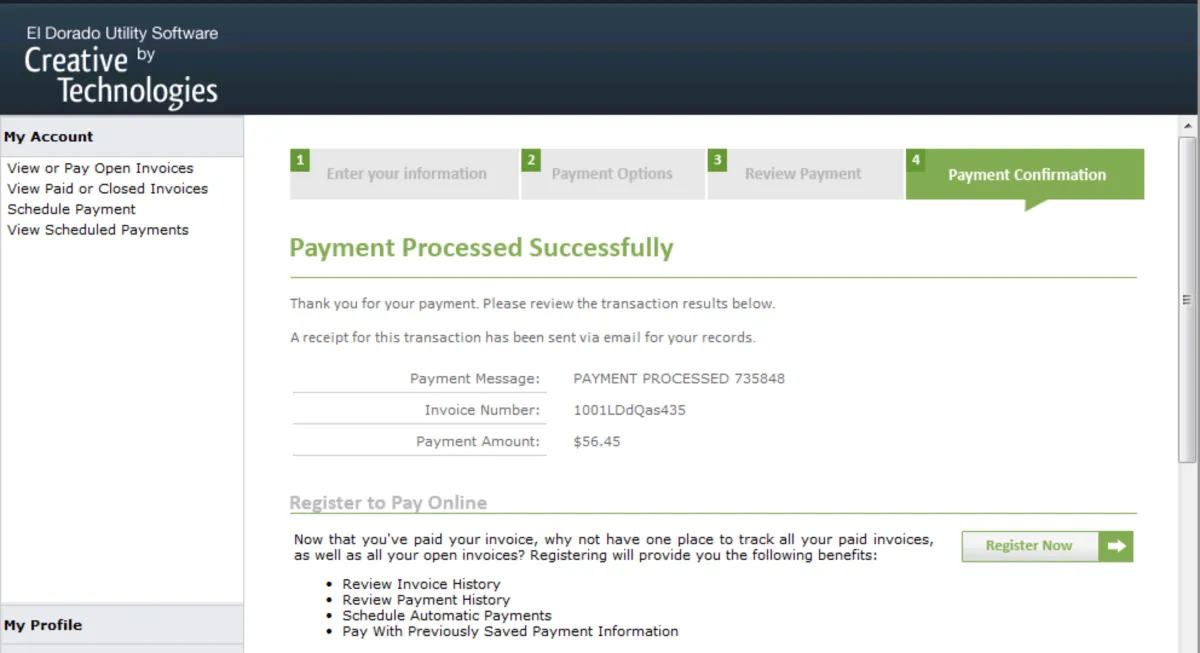 Interface El Dorado Utility Billing: fonctionnalités, prix, alternatives