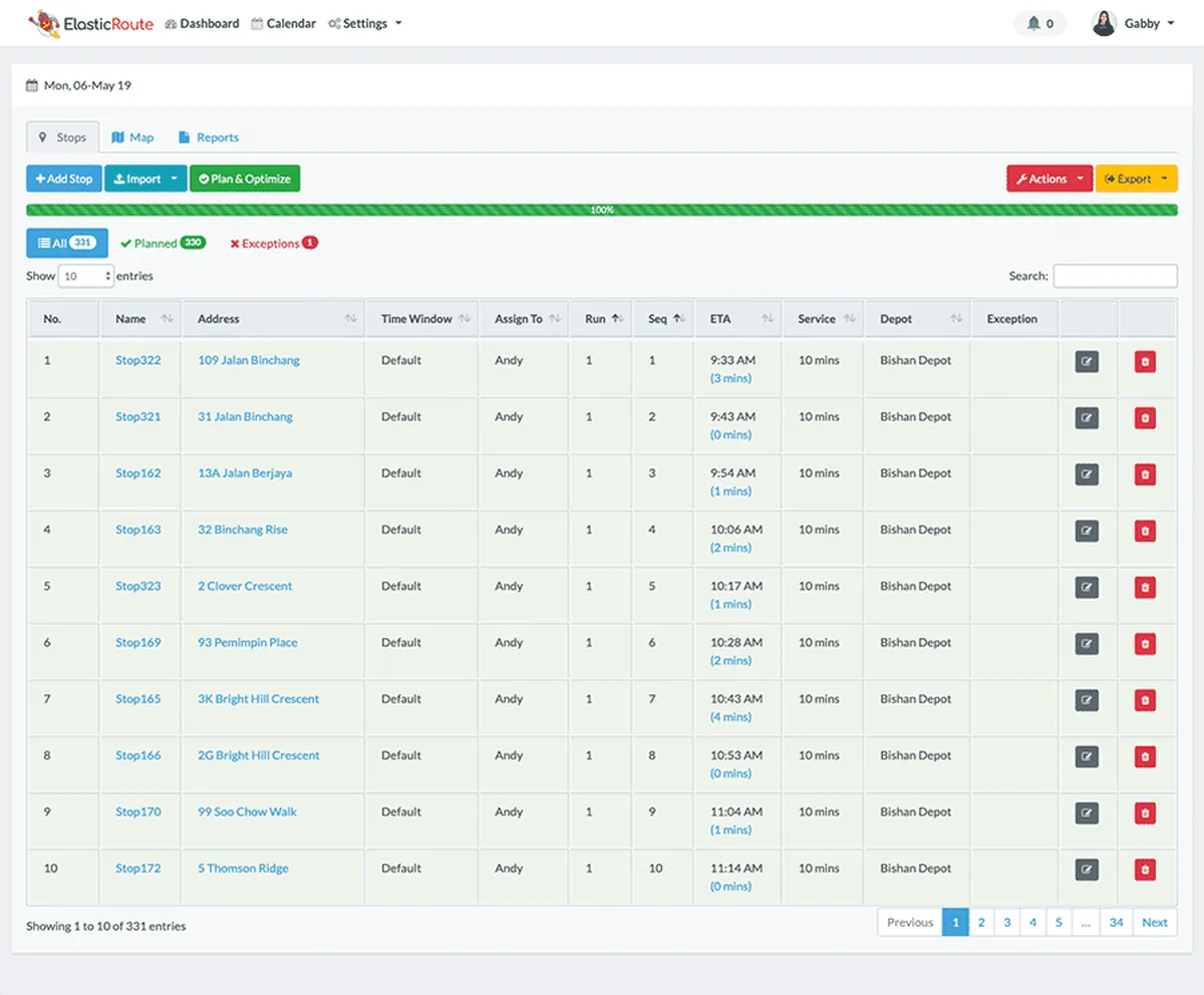 Notre avis sur ElasticRoute : un logiciel de planification d'itinéraire (route planning) à découvrir Notre avis sur ElasticRoute : un logiciel de planification d'itinéraire (route planning) à découvrir