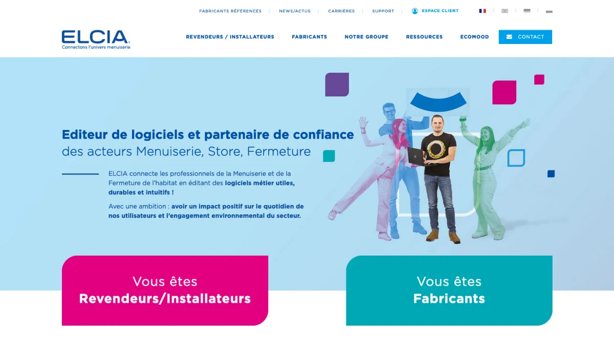 Interface Elcia : fonctionnalités, prix, alternatives