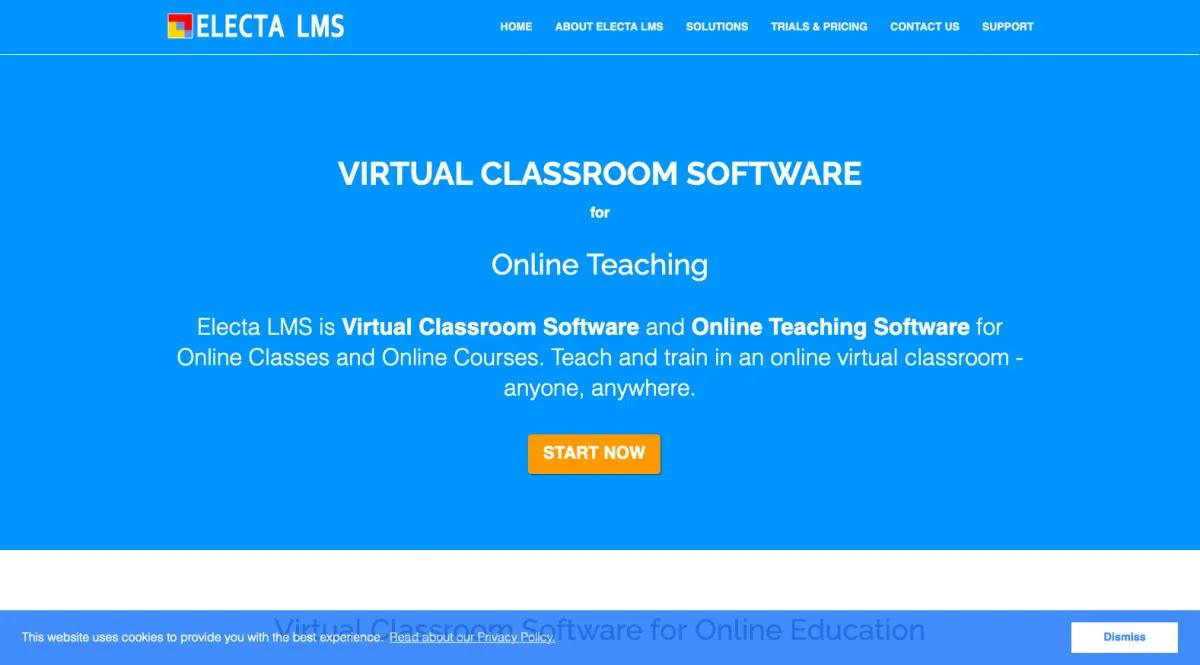 Interface Electa LMS : fonctionnalités, prix, alternatives