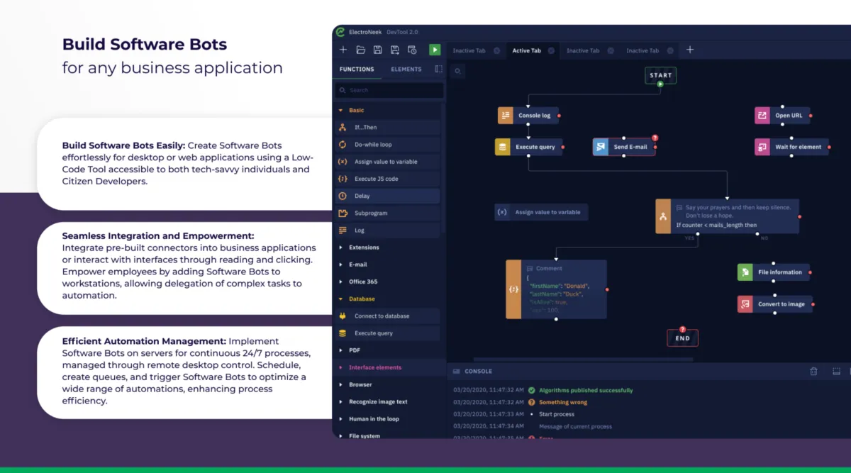 Interface Electroneek: fonctionnalités, prix, alternatives