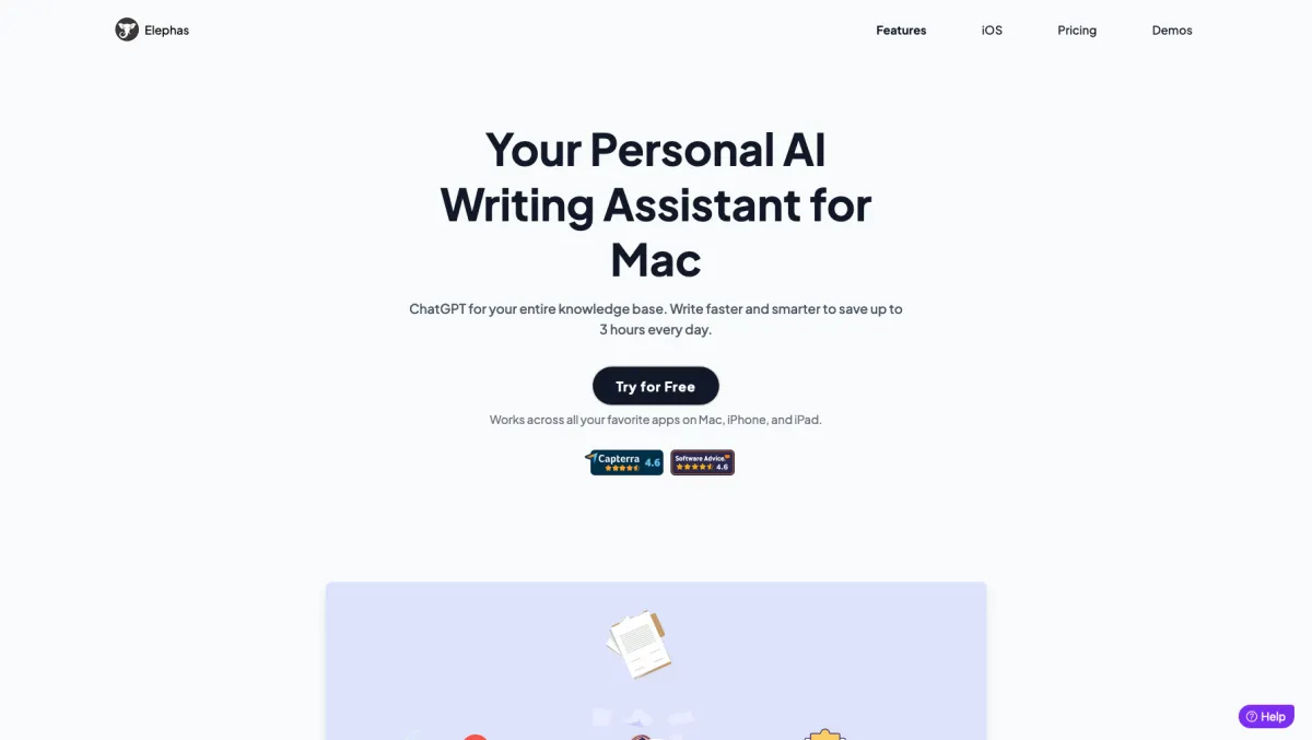 Interface Elephas : image, ergonomie, alternatives