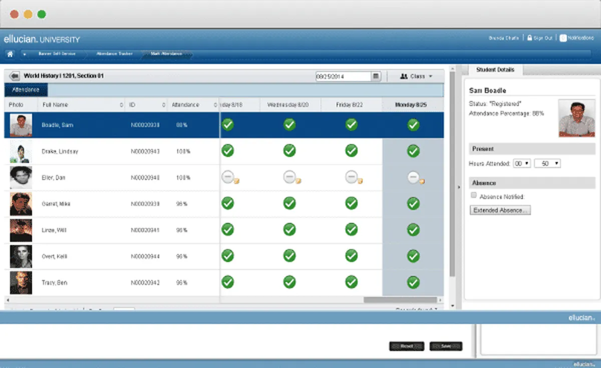 Interface Ellucian: fonctionnalités, prix, alternatives