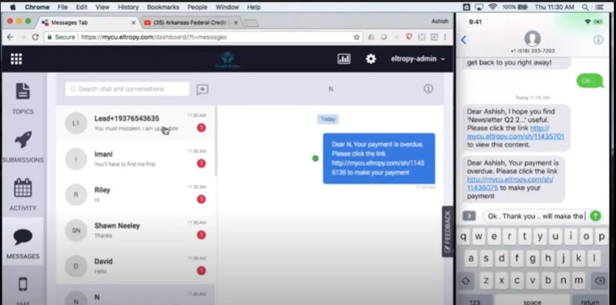 Interface Eltropy: fonctionnalités, prix, alternatives