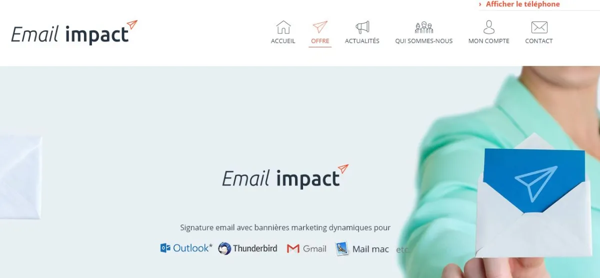 Notre avis sur Email Impact : un logiciel de signature emails et personnalisation à découvrir
