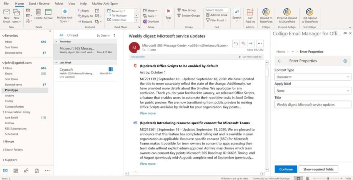 Notre avis sur Email Manager for Microsoft 365 : un logiciel de gestion de contenu à découvrir
