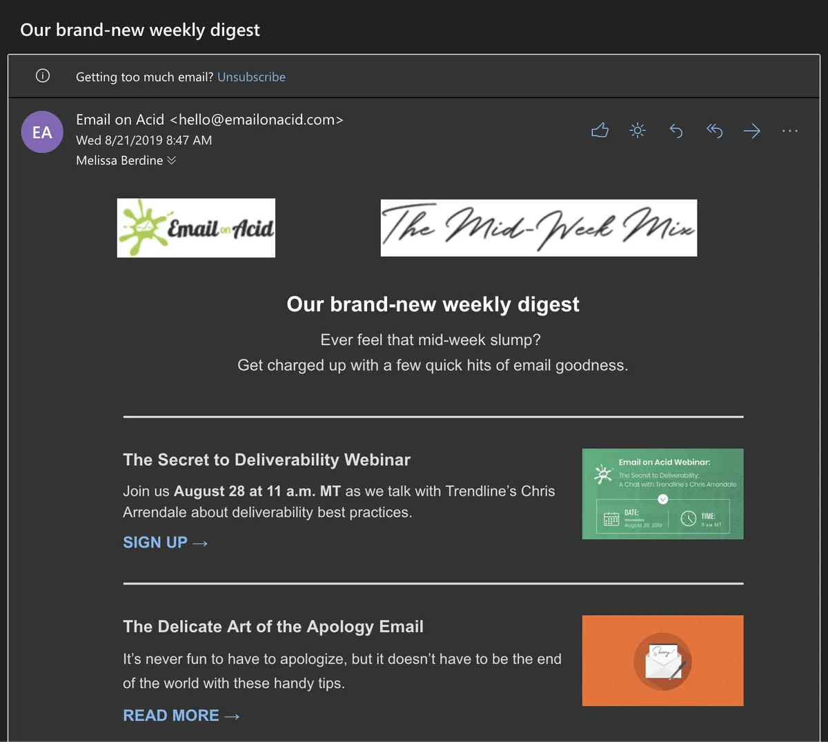Email on Acid: avis sur le logiciel d'emailing et newsletters (marketing par email): fonctionnalités, avantages, inconvénients et tarifs