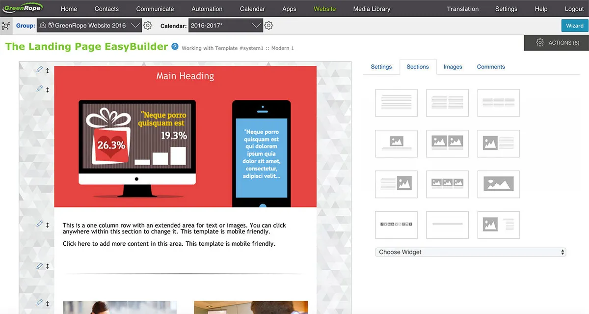 Interface EmailGreen: fonctionnalités, prix, alternatives