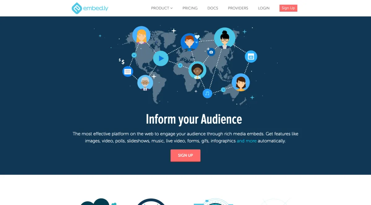 Interface Embedly : fonctionnalités, prix, alternatives